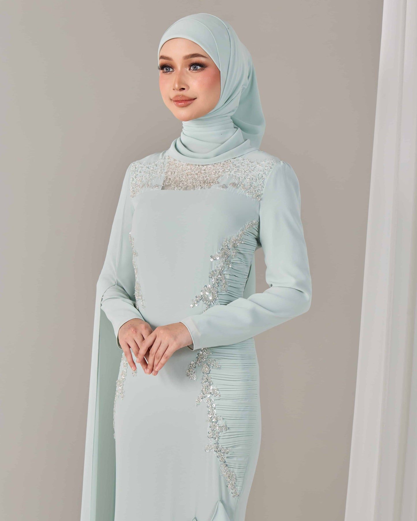 CLAIRE DRESS (MINT GREEN)