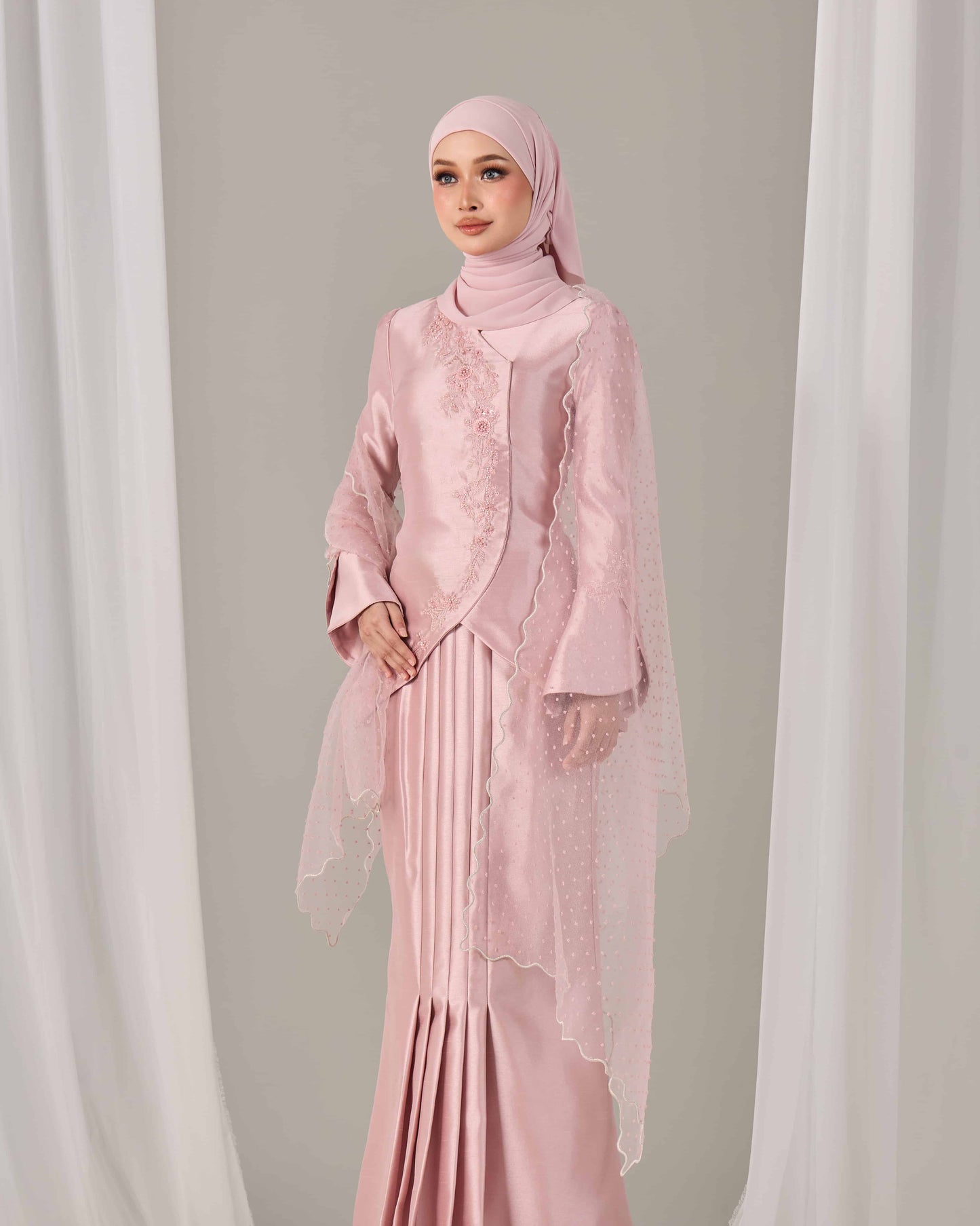 LYDIA SELENDANG (DUSTY PINK)