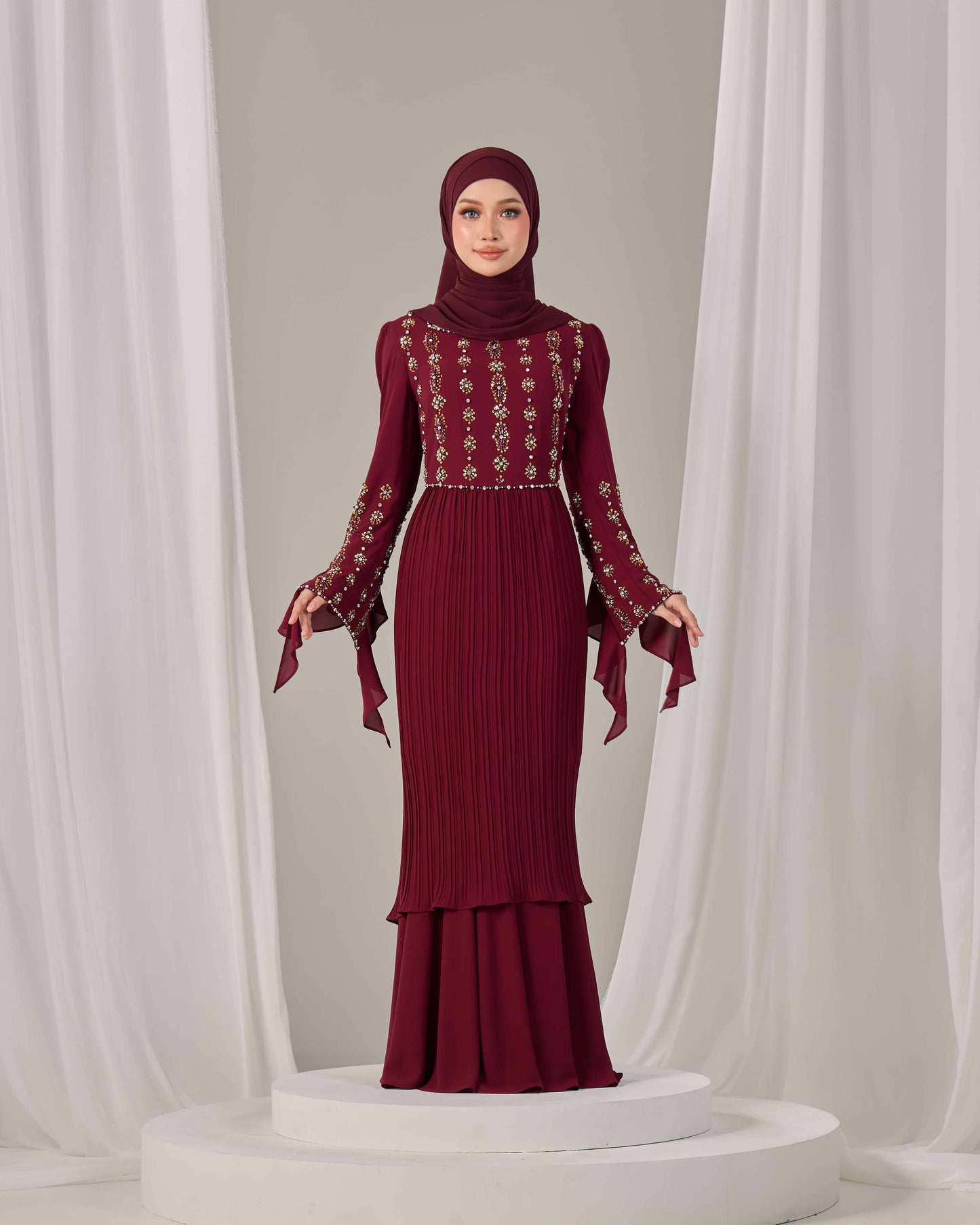 KYLIE KURUNG (BURGUNDY)