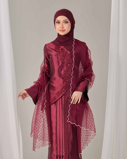 LYDIA SELENDANG (BURGUNDY)