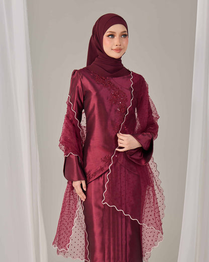 LYDIA SELENDANG (BURGUNDY)