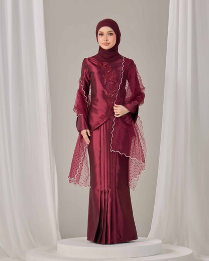 LYDIA SELENDANG (BURGUNDY)