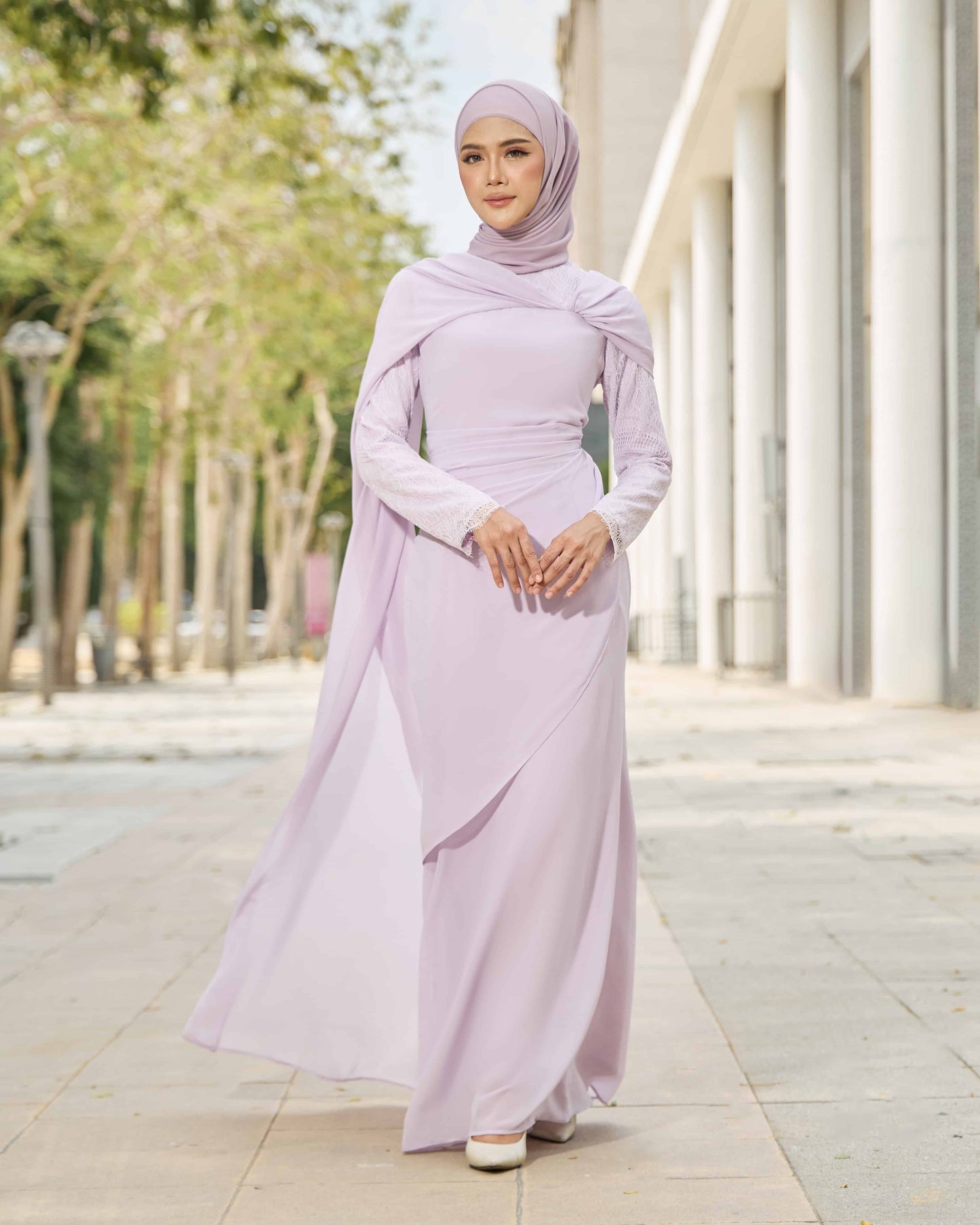 MINOR DEFECT ELSARA DRESS (LILAC)