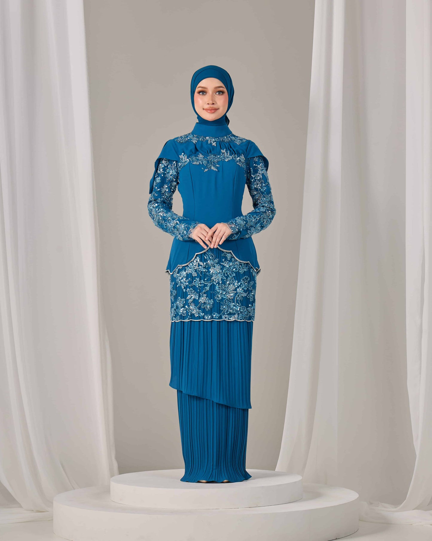 ALARA KURUNG (TEAL BLUE)