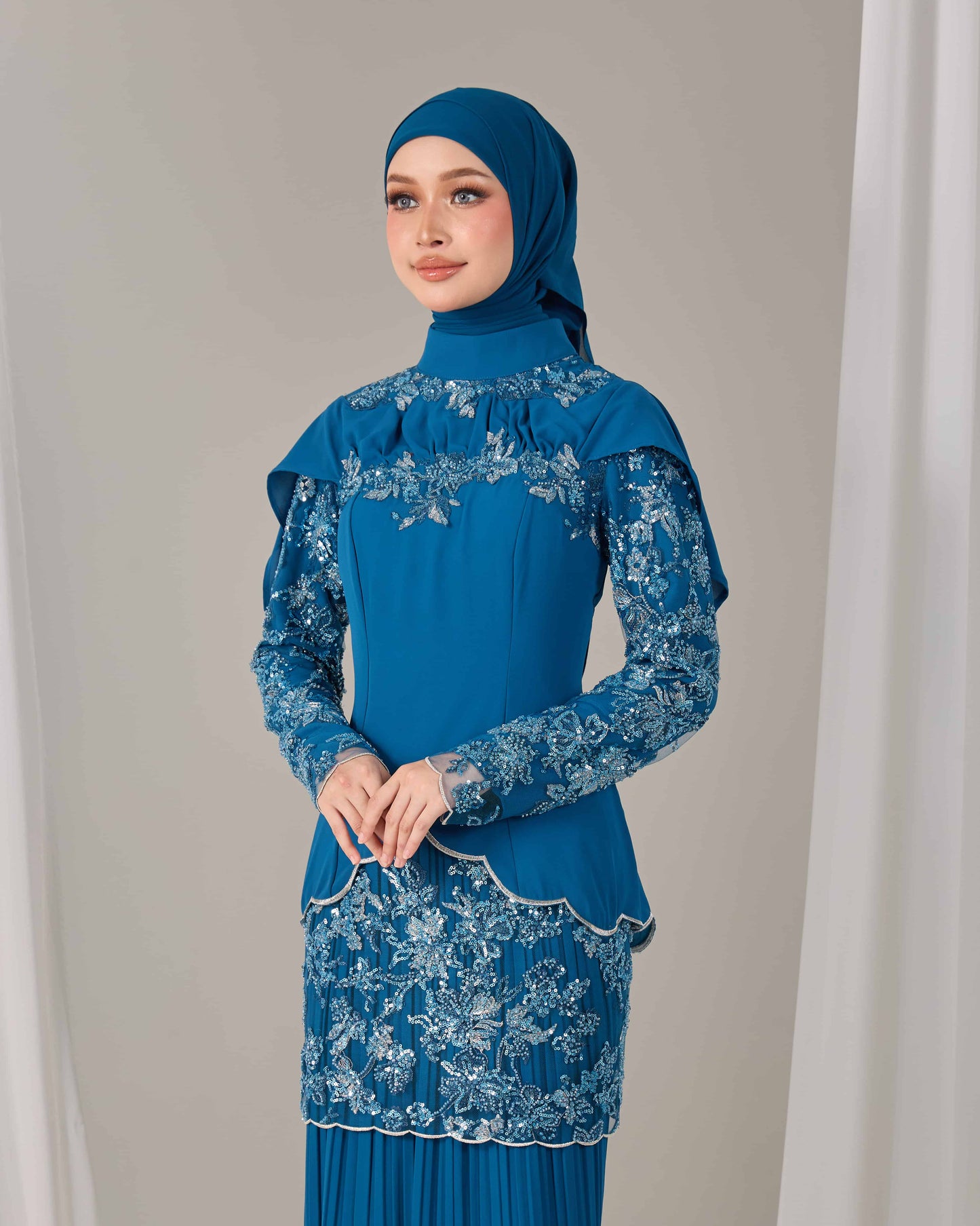 ALARA KURUNG (TEAL BLUE)