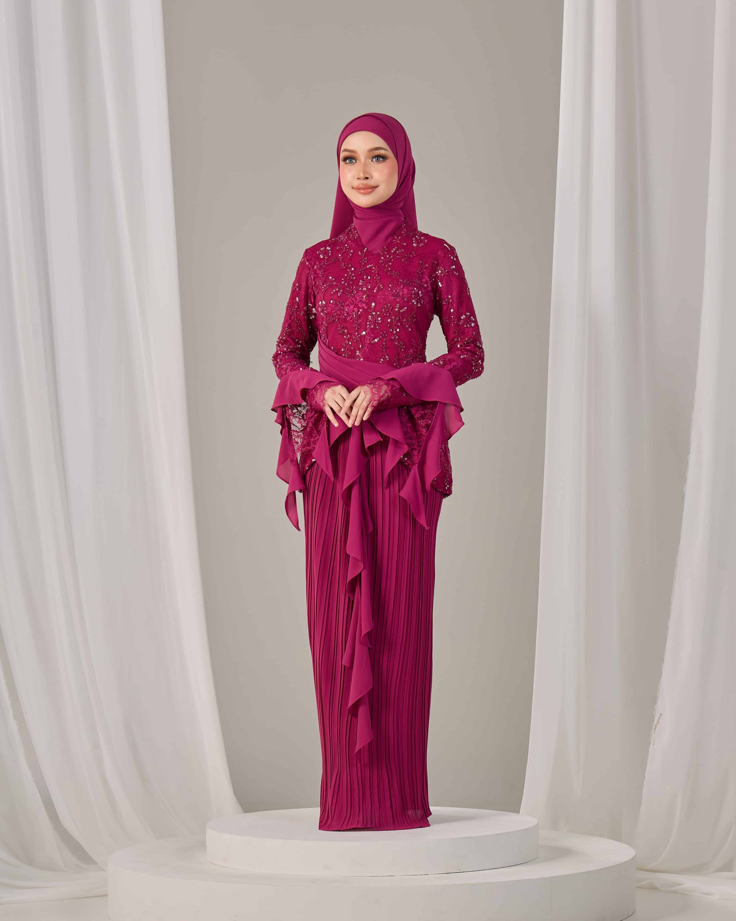 CAYLYN KURUNG (DARK FUCHIA)