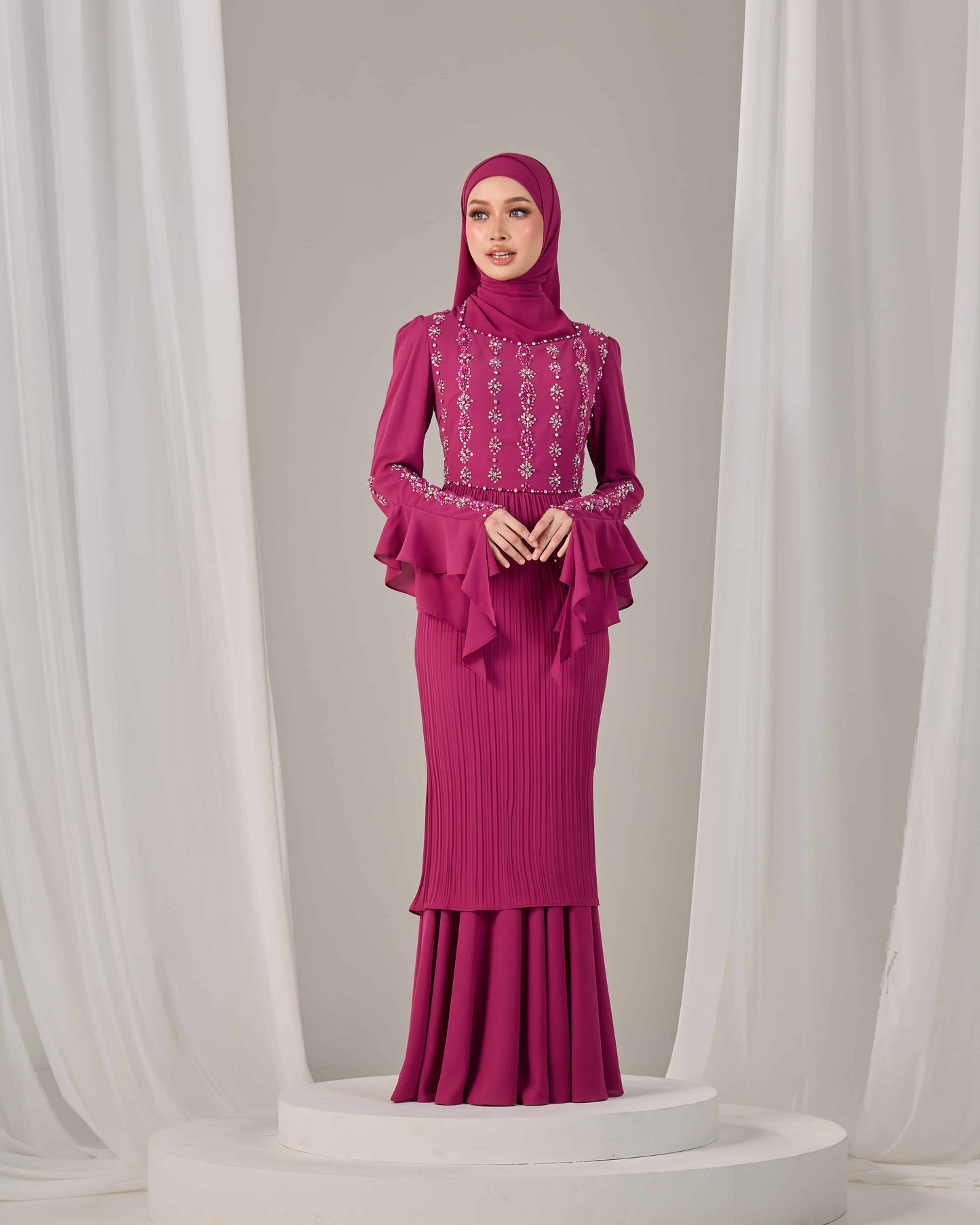 KYLIE KURUNG (DARK FUCHSIA)
