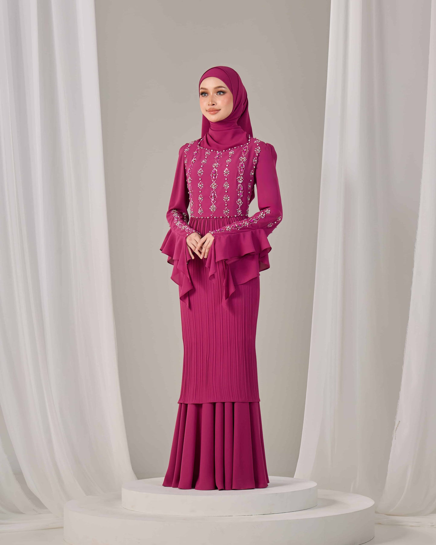 KYLIE KURUNG (DARK FUCHSIA)