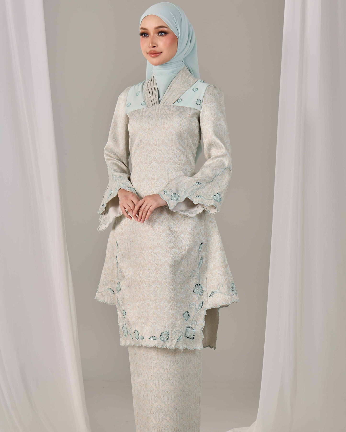 AMANDA KURUNG (MINT GREEN)