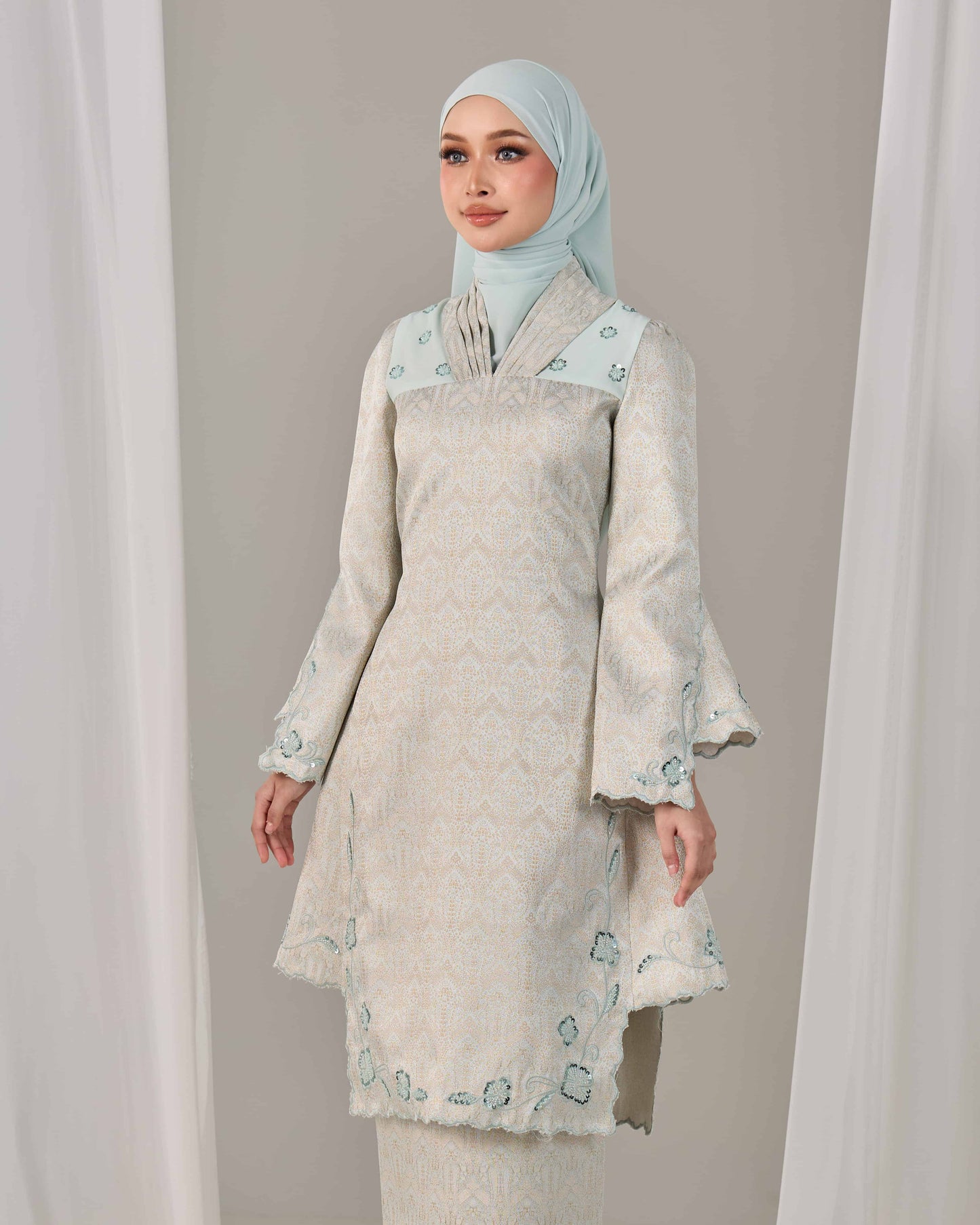 AMANDA KURUNG (MINT GREEN)