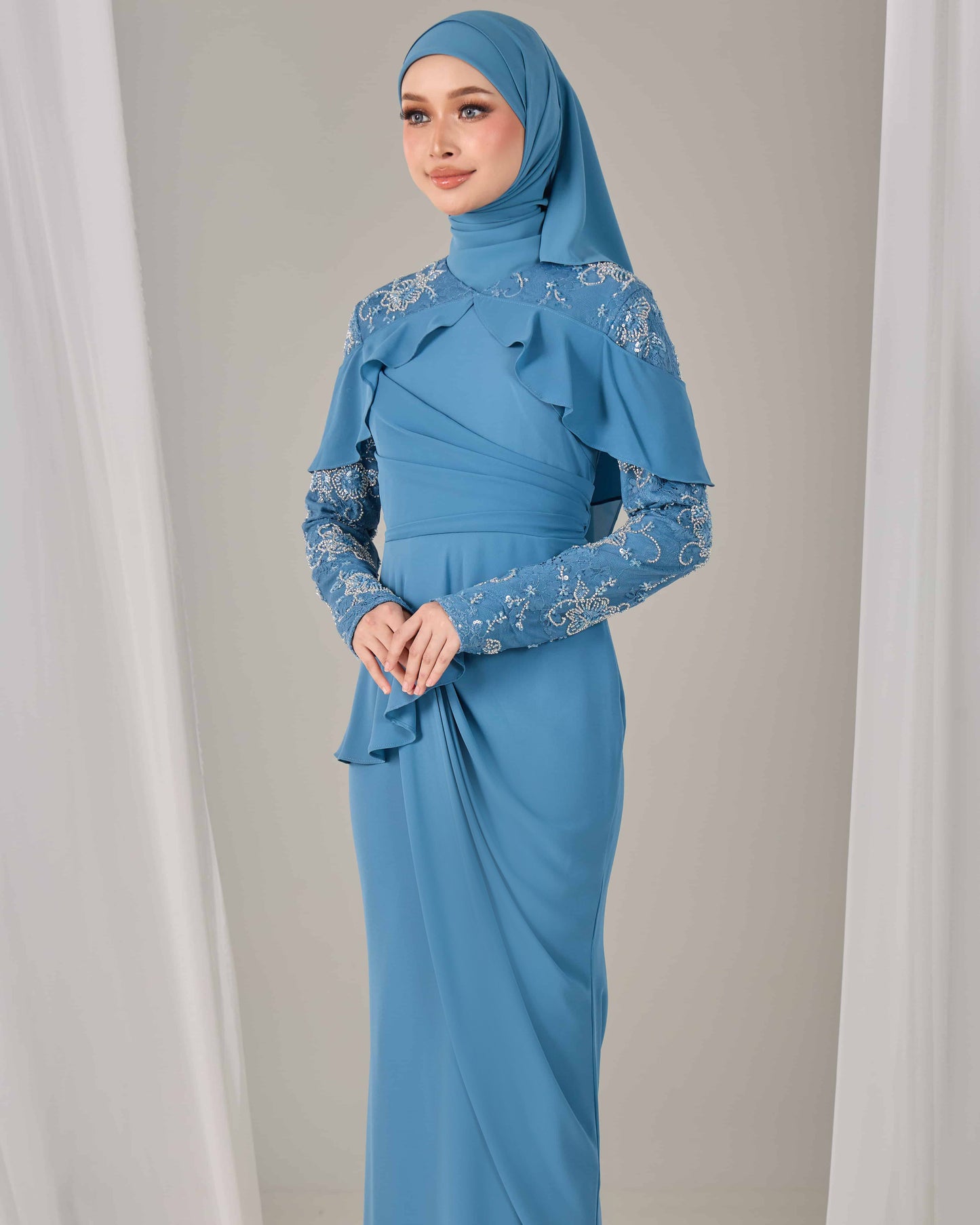MIREA DRESS (DIAMOND BLUE)
