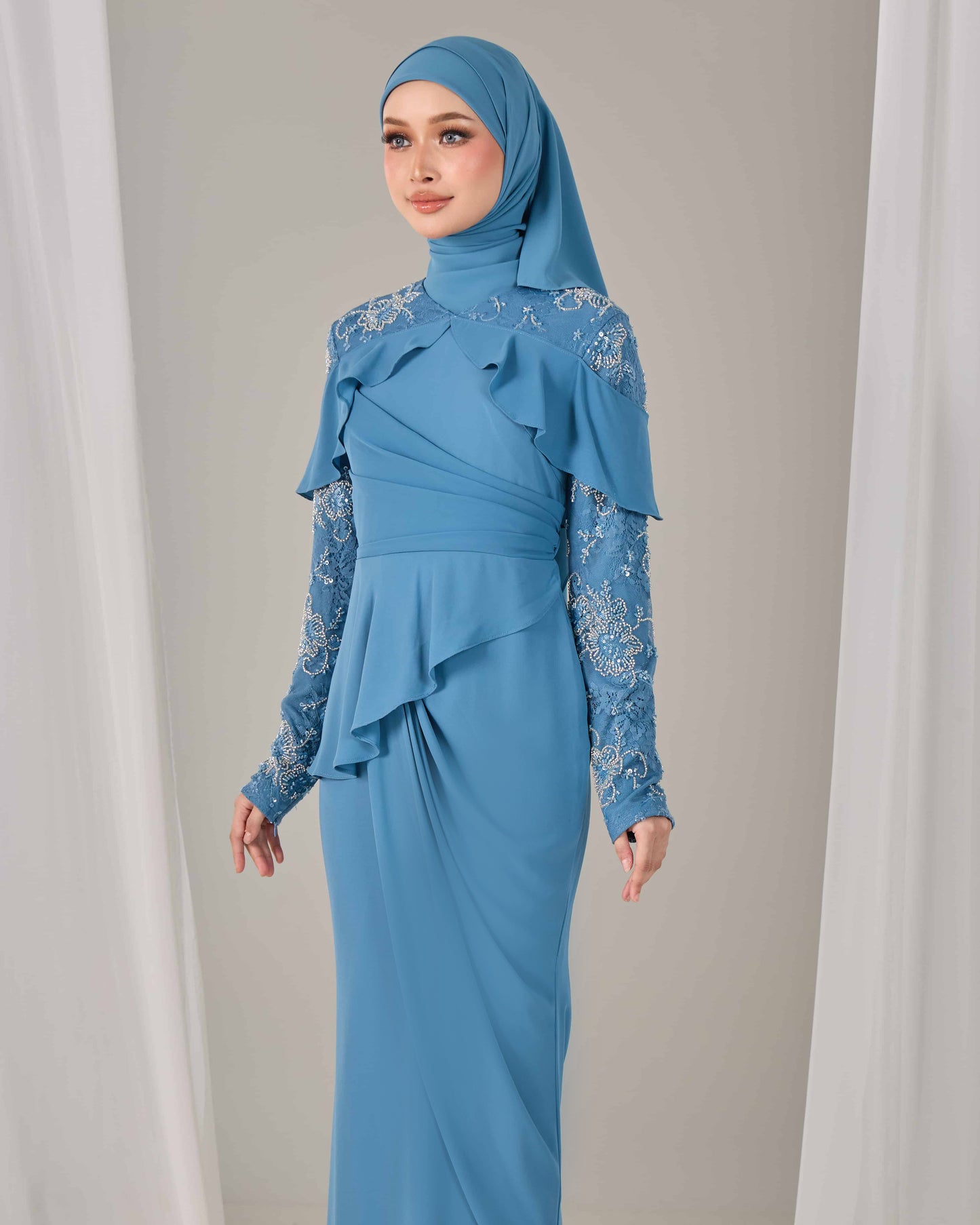 MIREA DRESS (DIAMOND BLUE)
