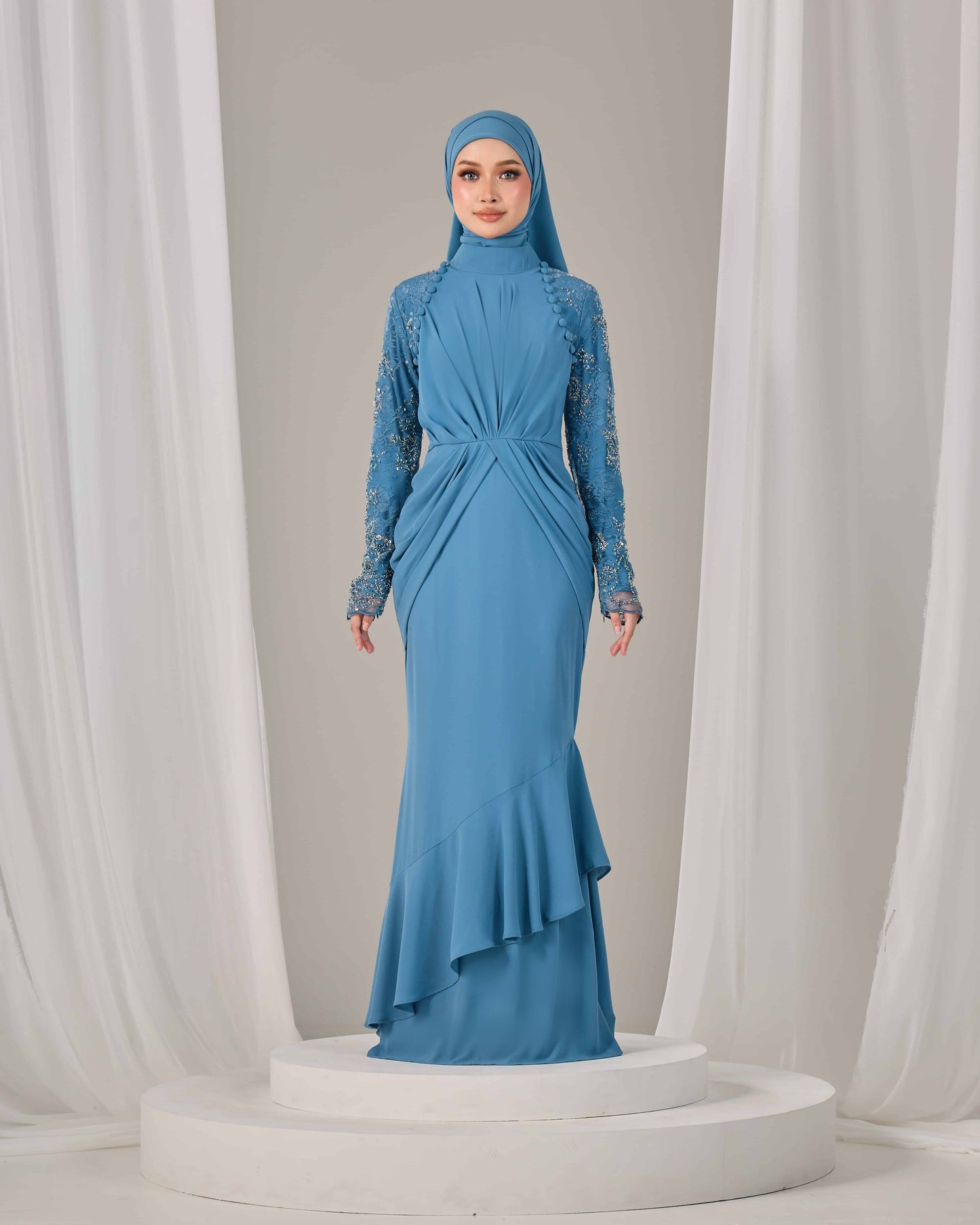 LUNARA DRESS (DIAMOND BLUE)
