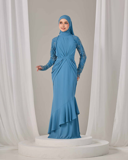 LUNARA DRESS (DIAMOND BLUE)
