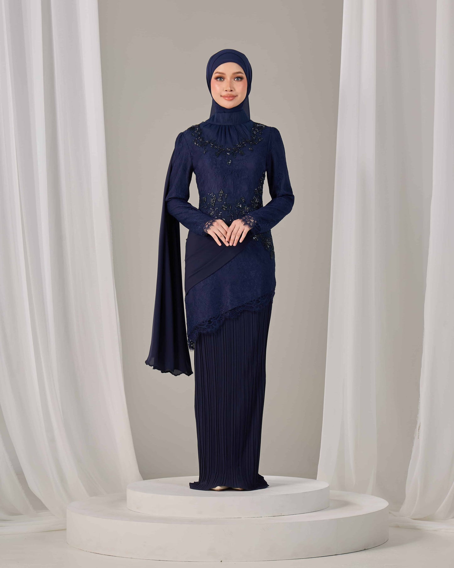 AYSEL KURUNG (NAVY BLUE)