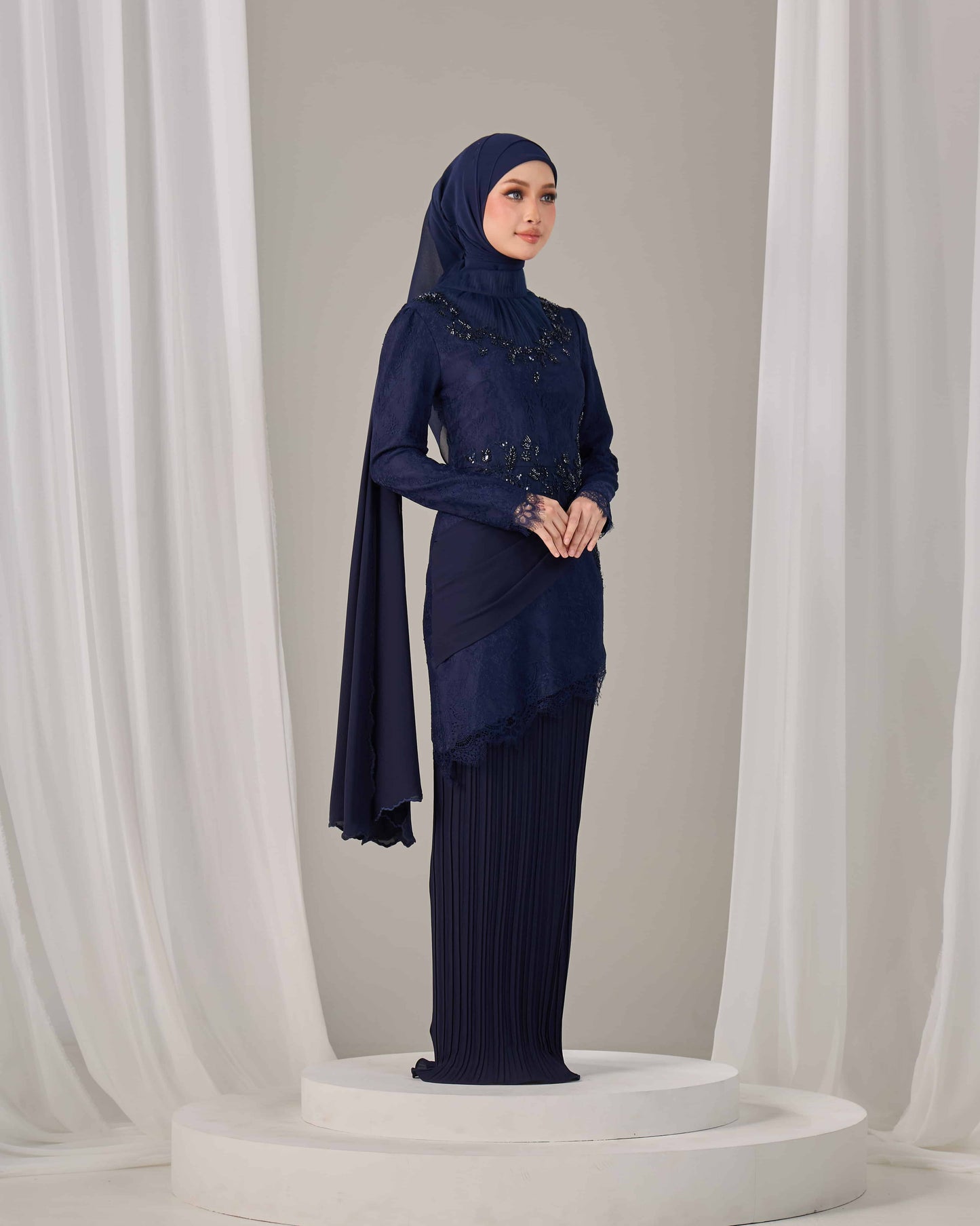 AYSEL KURUNG (NAVY BLUE)