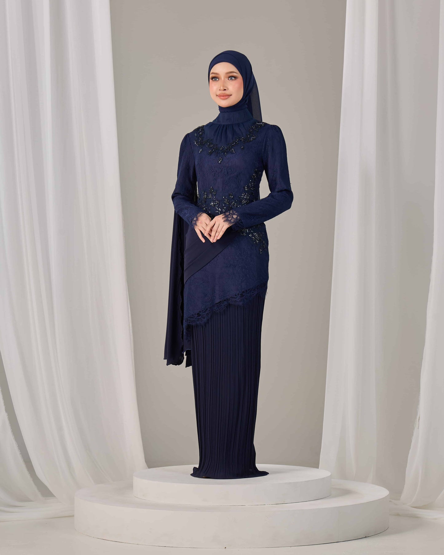 AYSEL KURUNG (NAVY BLUE)