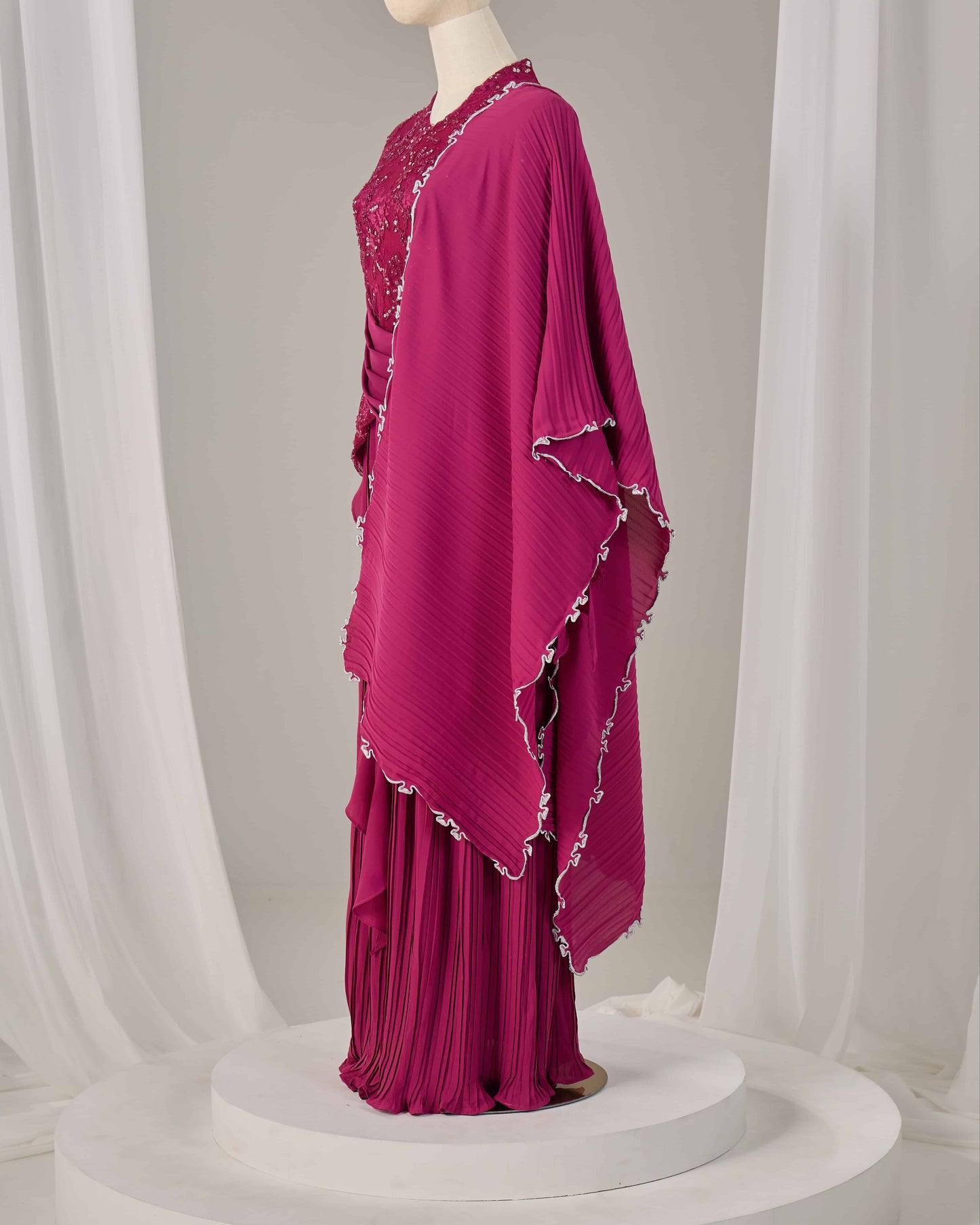 ROSALIE SELENDANG (DARK FUCHIA)