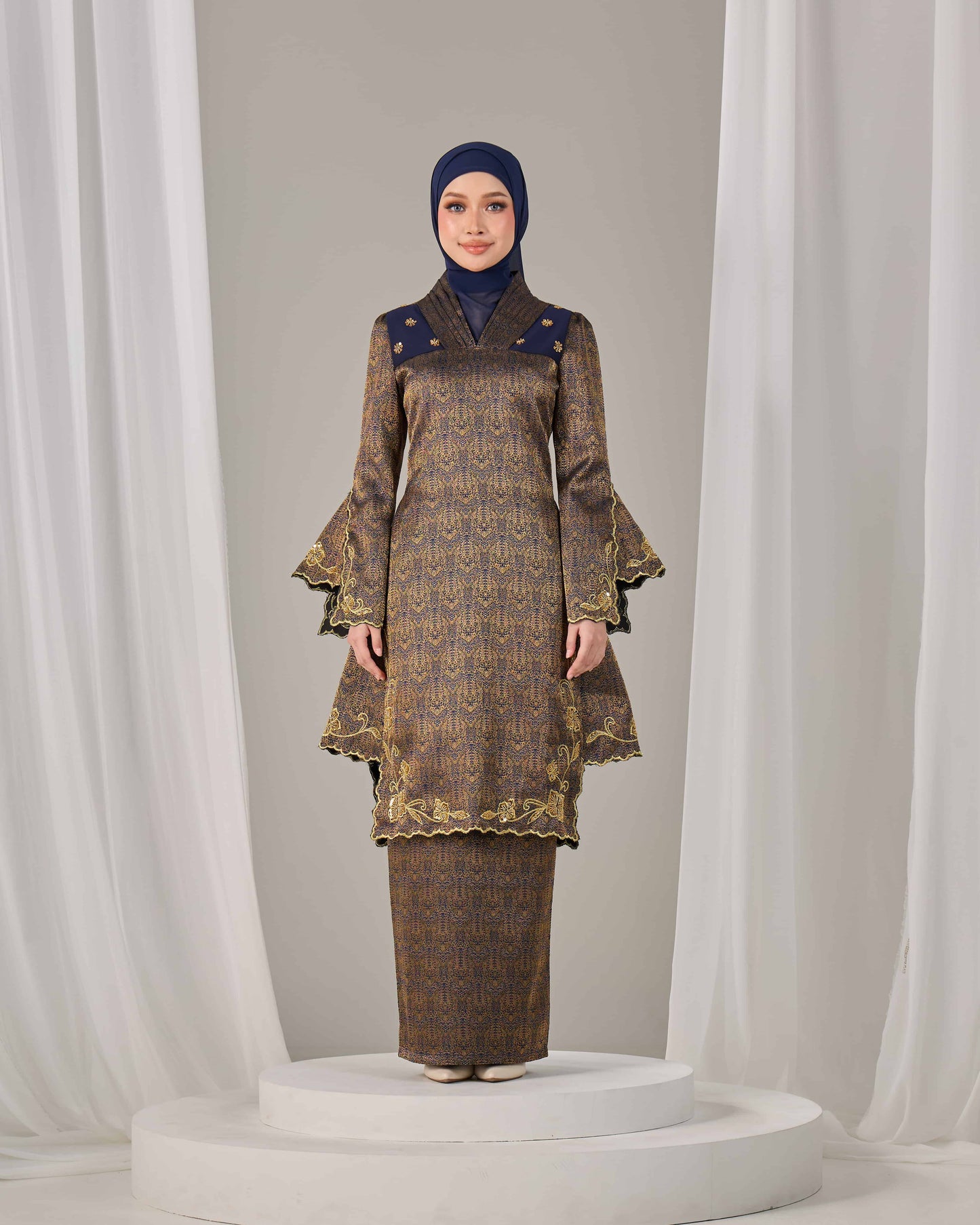 AMANDA KURUNG (NAVY BLUE)