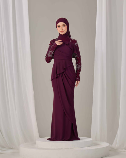 MIREA DRESS (PURPLE PLUM)