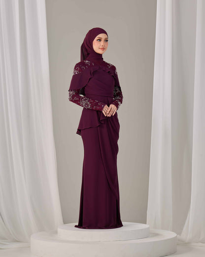 MIREA DRESS (PURPLE PLUM)