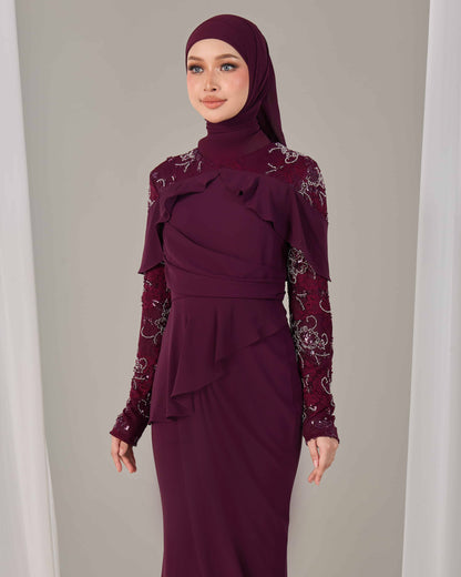 MIREA DRESS (PURPLE PLUM)