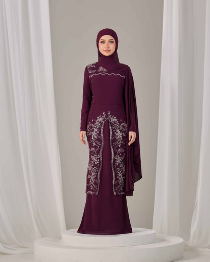 THEA DRESS (PURPLE PLUM)