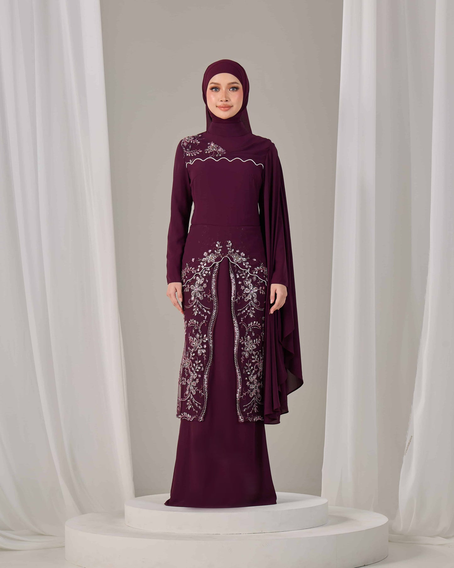 THEA DRESS (PURPLE PLUM)