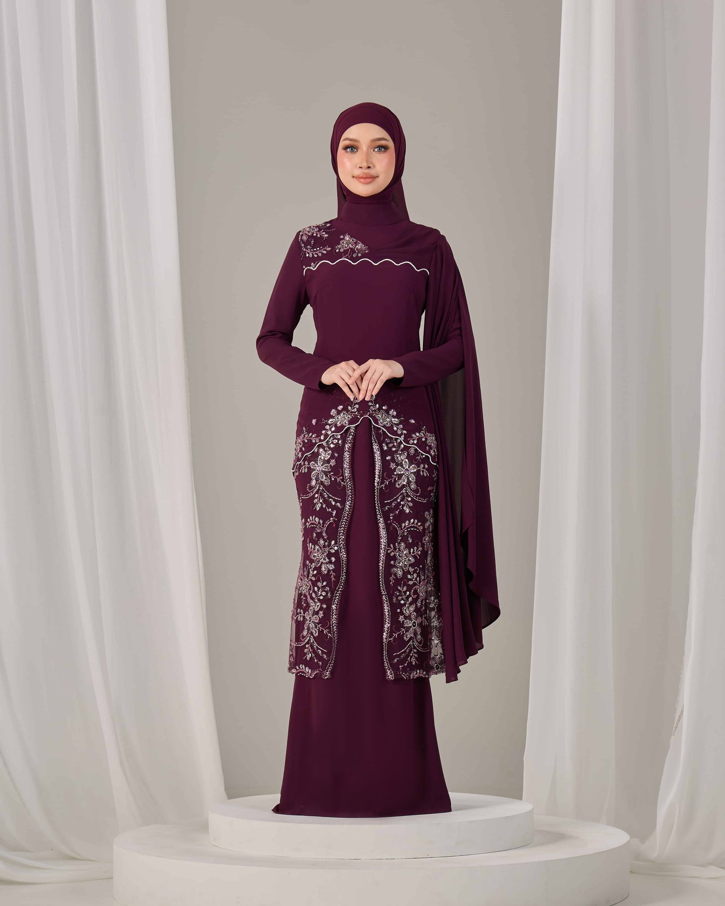 THEA DRESS (PURPLE PLUM)