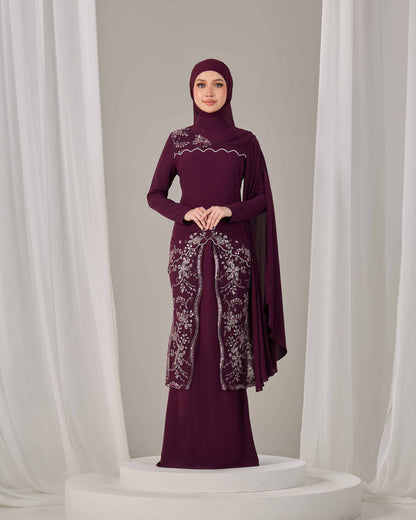 THEA DRESS (PURPLE PLUM)