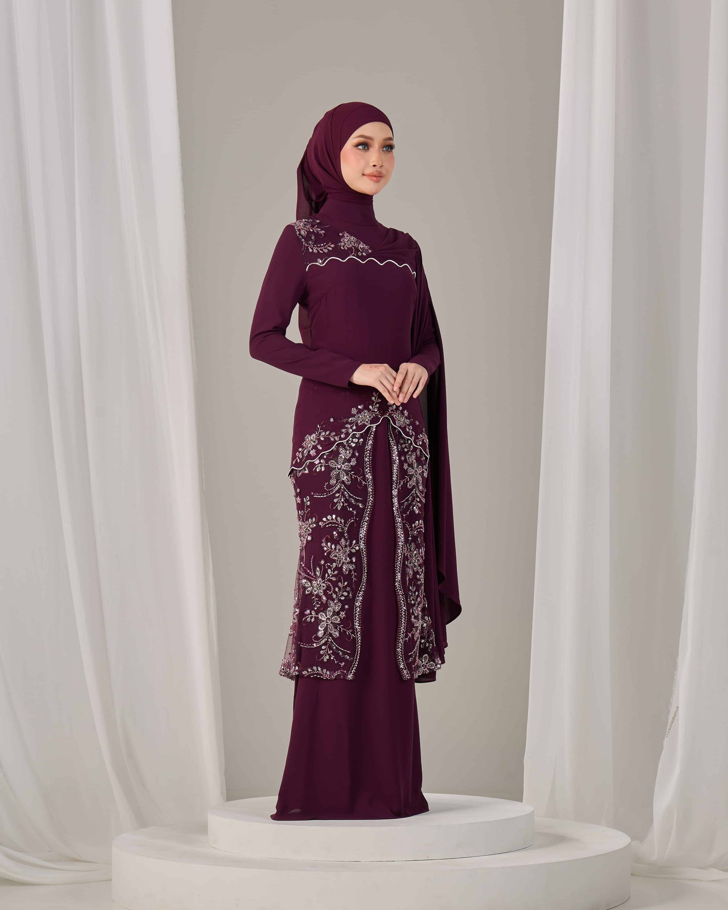 THEA DRESS (PURPLE PLUM)