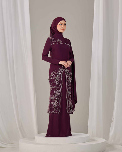 THEA DRESS (PURPLE PLUM)