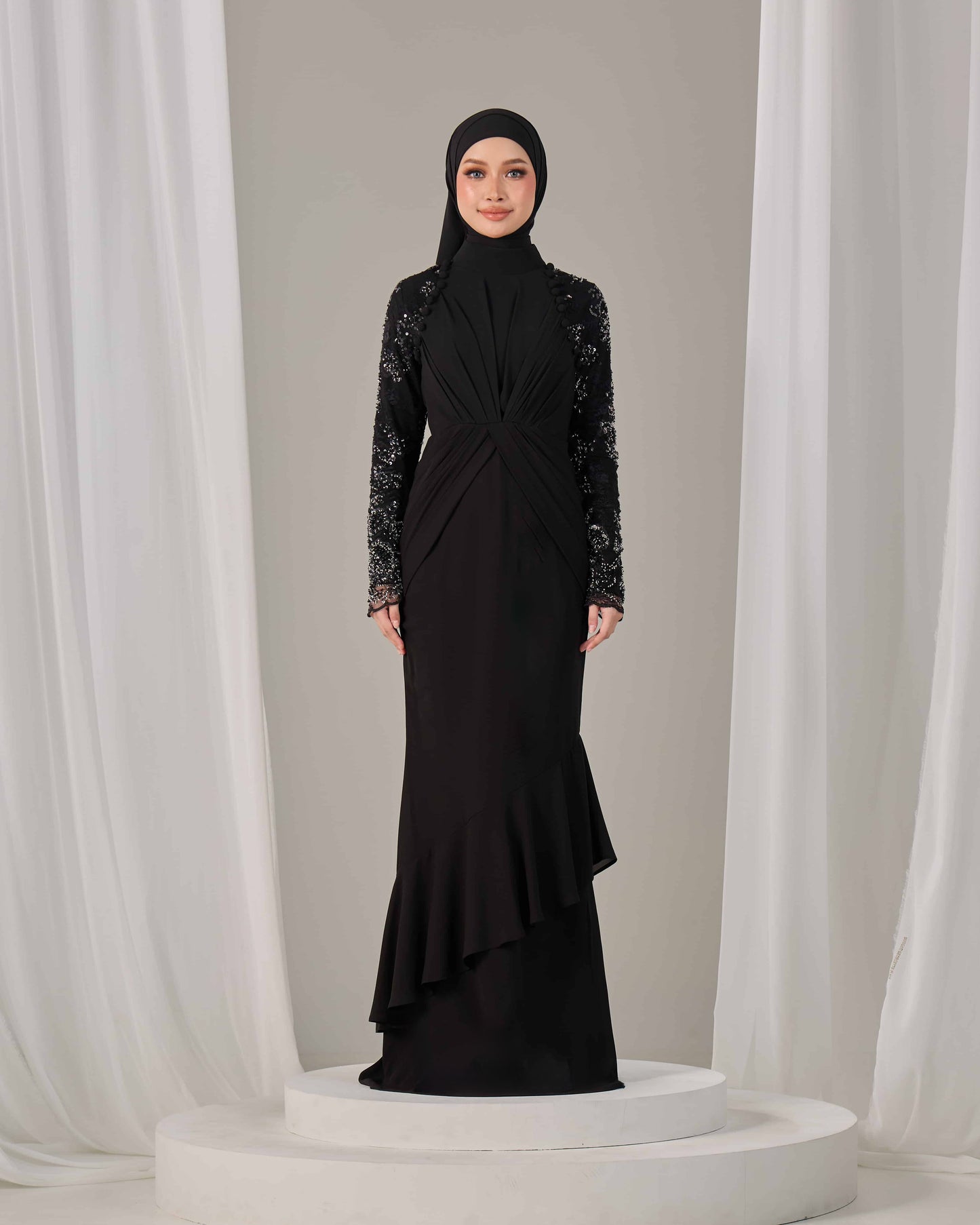 LUNARA DRESS (BLACK)