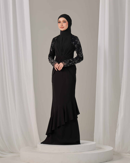 LUNARA DRESS (BLACK)