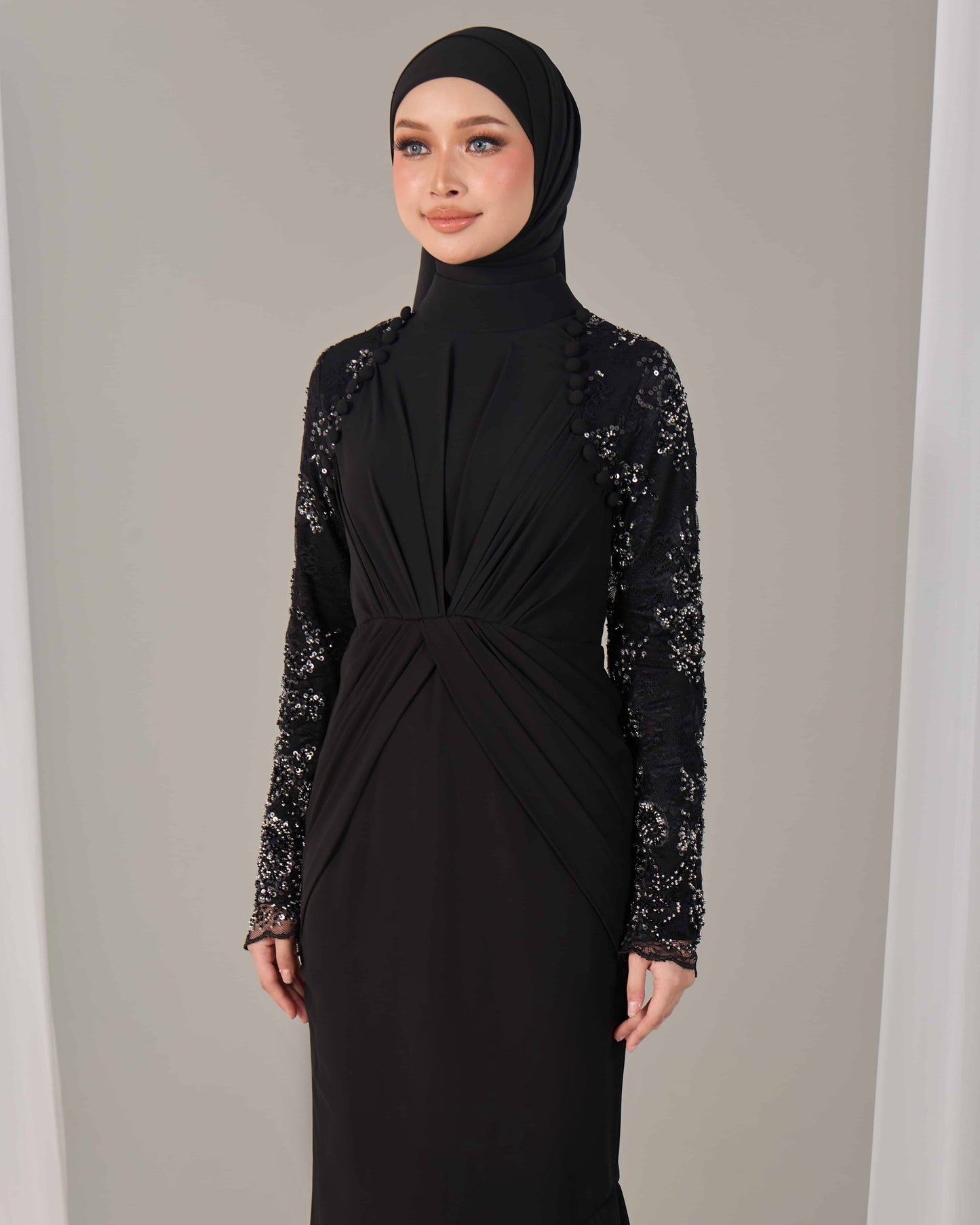 LUNARA DRESS (BLACK)