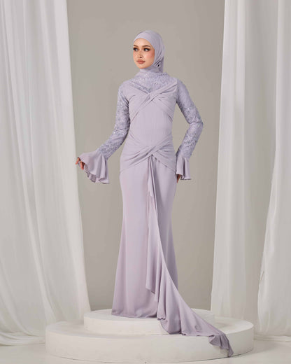 SEPHIA DRESS (MAUVE)