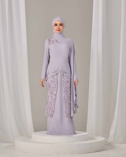 THEA DRESS (MAUVE)