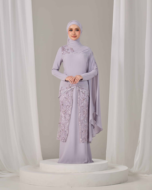 THEA DRESS (MAUVE)