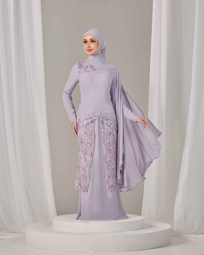 THEA DRESS (MAUVE)