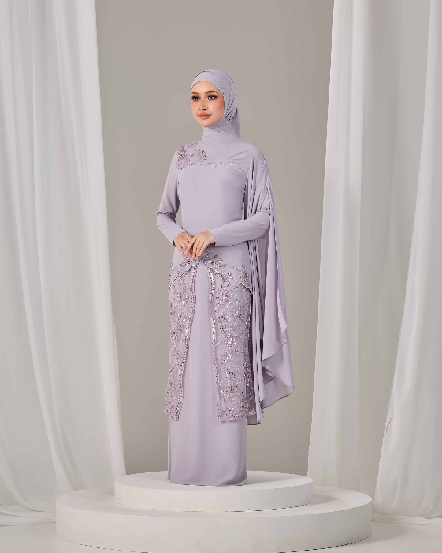 THEA DRESS (MAUVE)