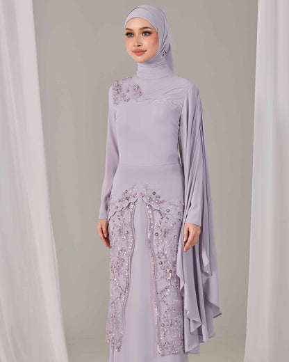 THEA DRESS (MAUVE)