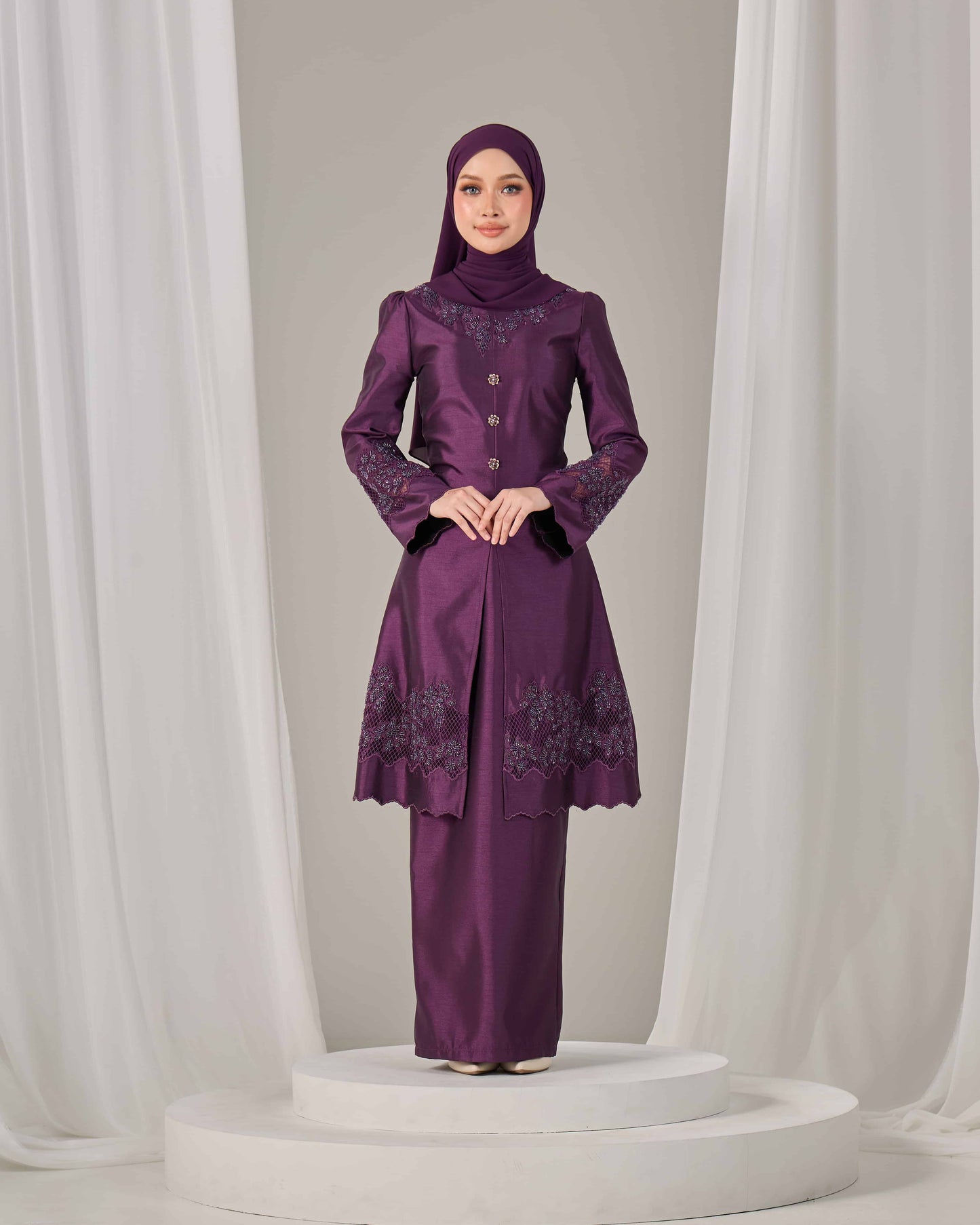 SERAYA KURUNG (DARK PURPLE)