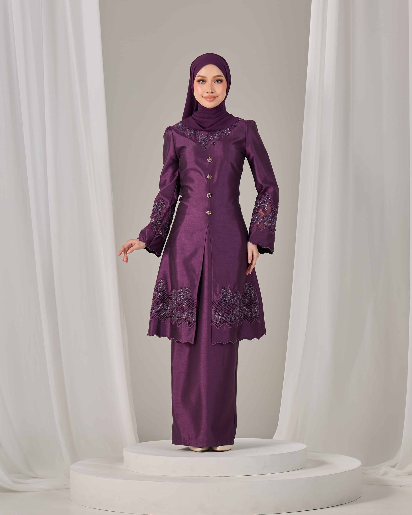 SERAYA KURUNG (DARK PURPLE)