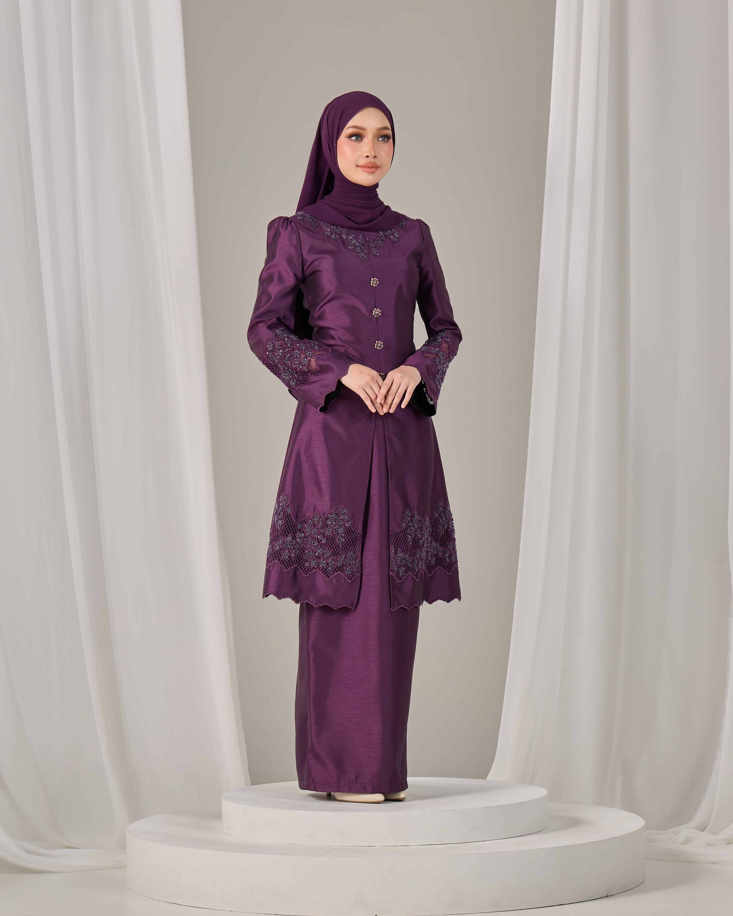 SERAYA KURUNG (DARK PURPLE)