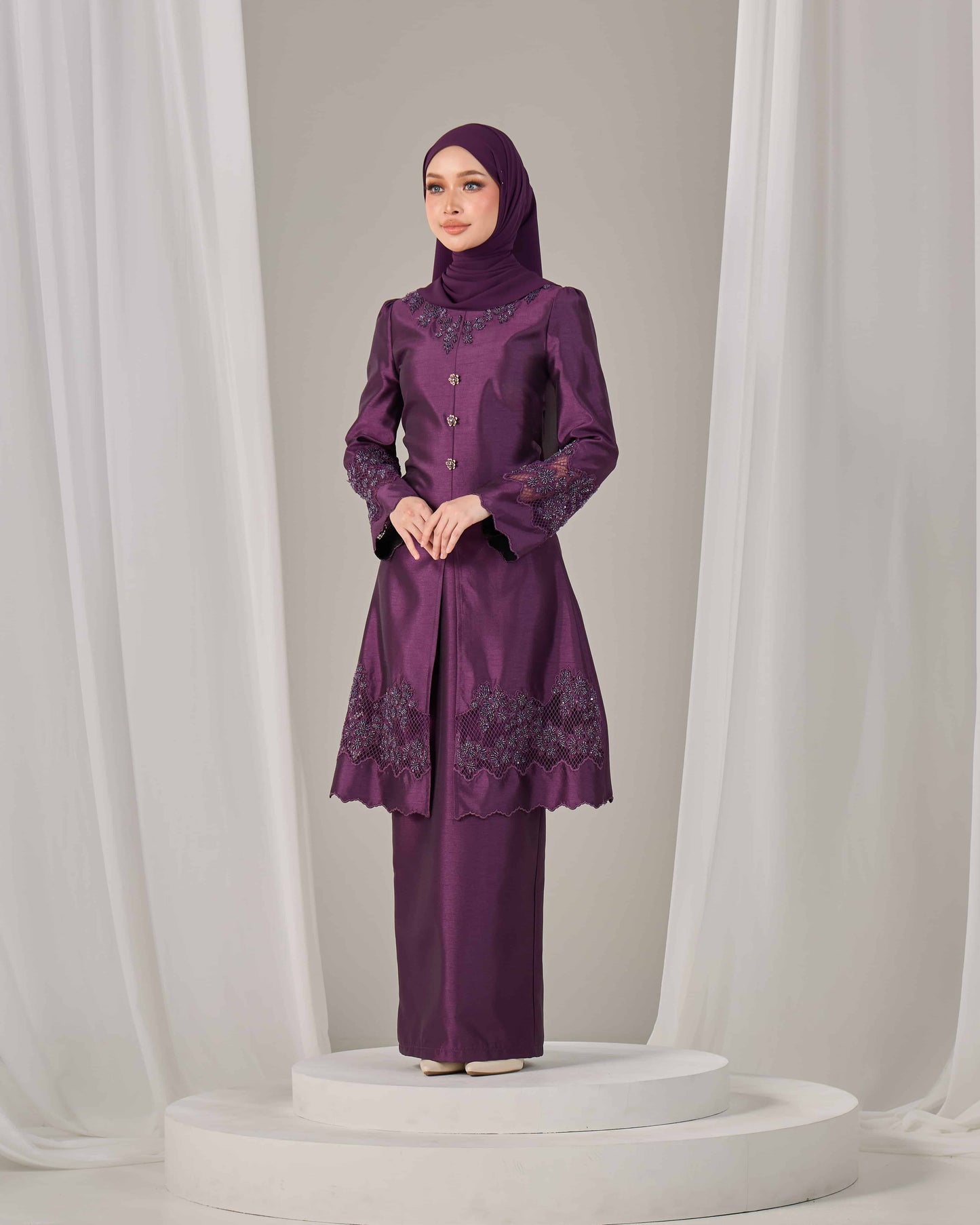 SERAYA KURUNG (DARK PURPLE)
