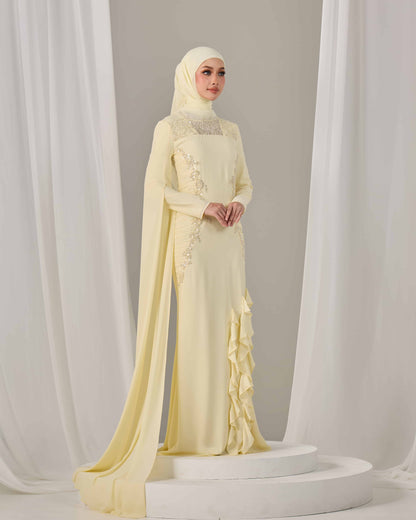 CLAIRE DRESS (LIGHT YELLOW)