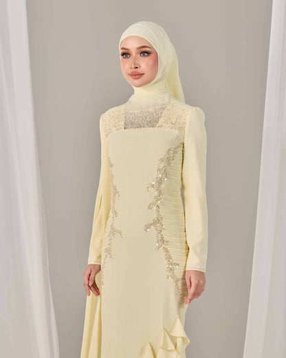 CLAIRE DRESS (LIGHT YELLOW)