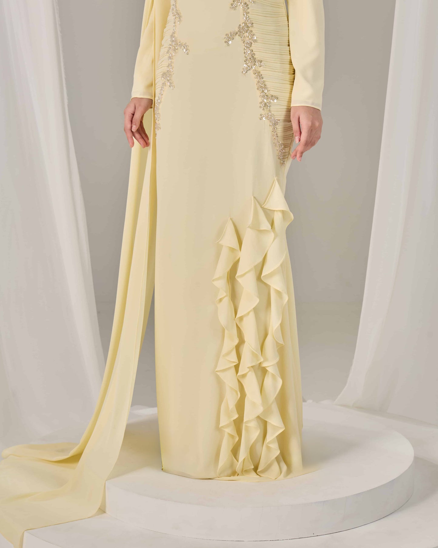 CLAIRE DRESS (LIGHT YELLOW)