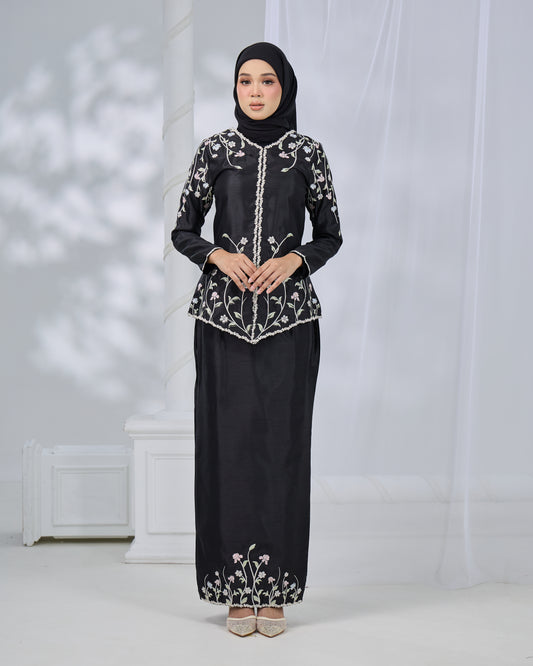 RENAYA MINI KURUNG (BLACK)