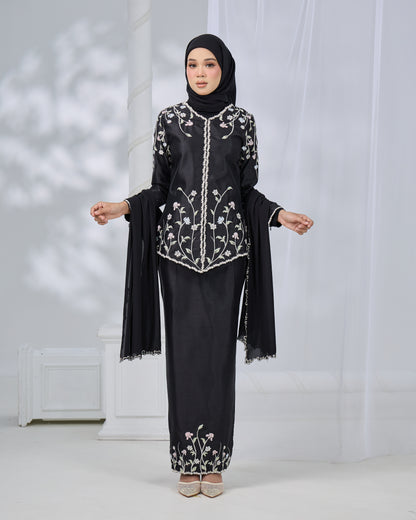 RENAYA MINI KURUNG (BLACK)